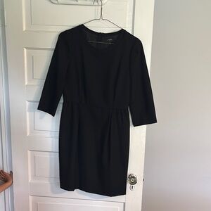 J. Crew Simple Black Dress